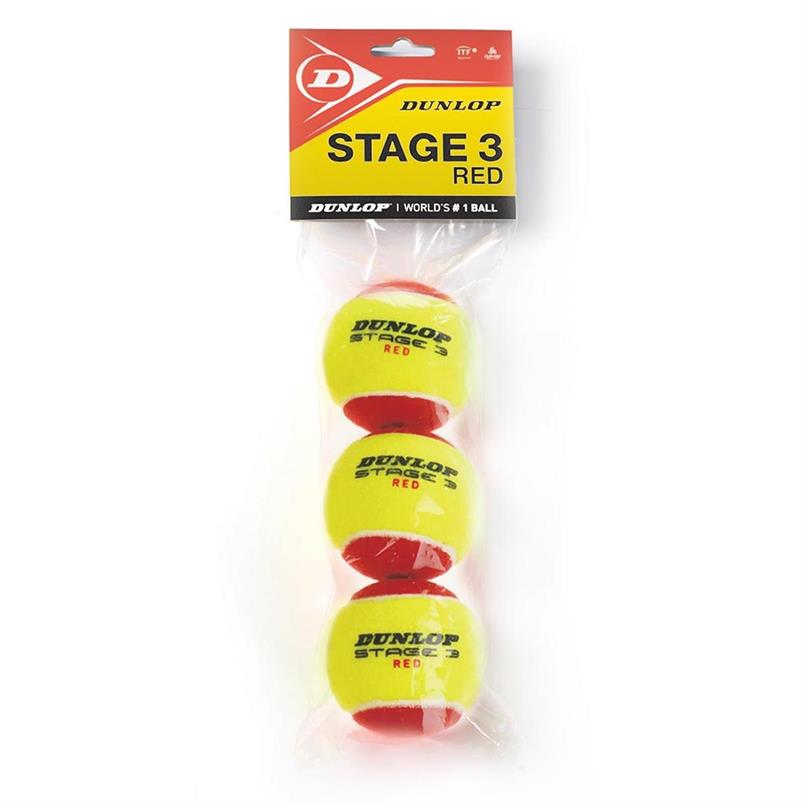 DUNLOP stage 3 red 3 polybag 601340