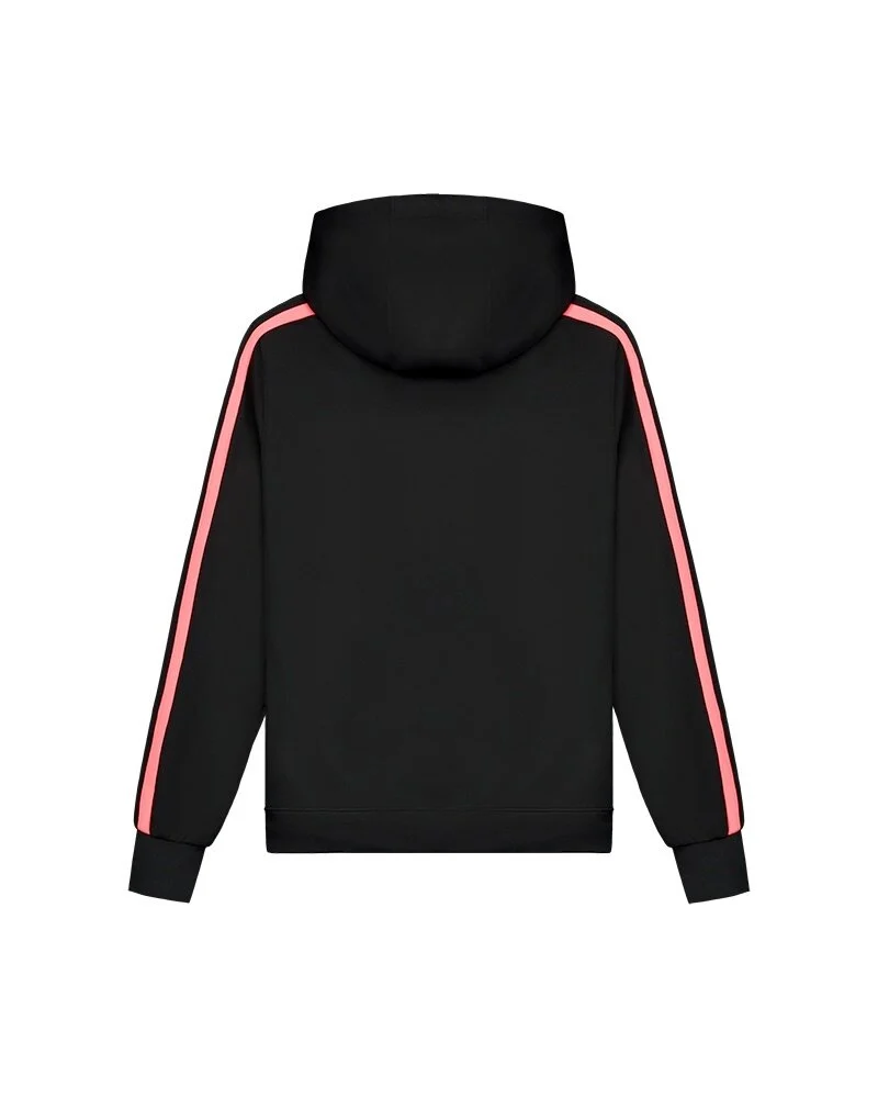 Malelions Academy Hoodie Black-Neon Red ms2-aw23-11-914