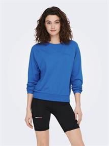 ONLY PLAY FREI LOGO O-NECK LS SWEAT Strong Blue 15281059 strong b