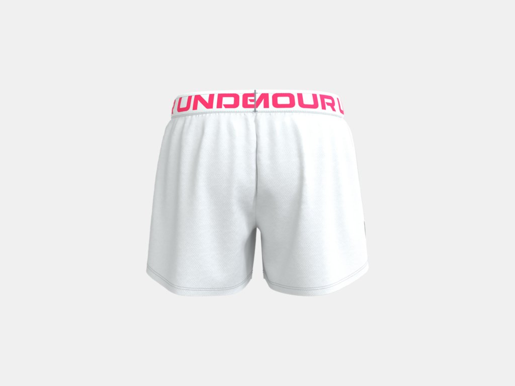 Under Armour play up solid shorts-wht 1363372-100